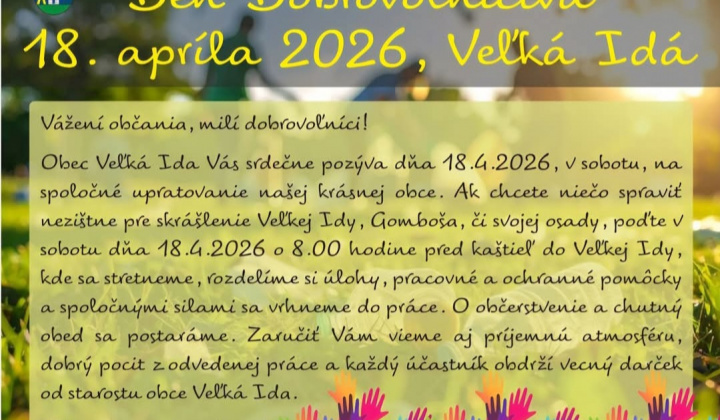 Fotka - Deň Dobrovoľníctva - 18.4. 2026